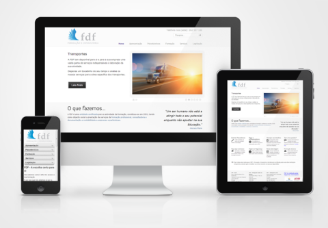 Website FDF - Formação e Consultoria LDA