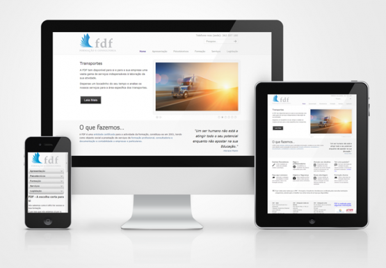 Website FDF - Formação e Consultoria LDA