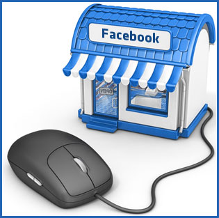 Loja facebook com rato