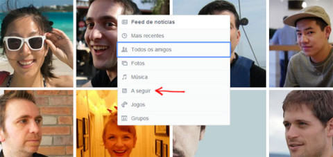 seguir feeds de amigos