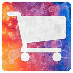 pintura acrícilo dum carrinho de compras online