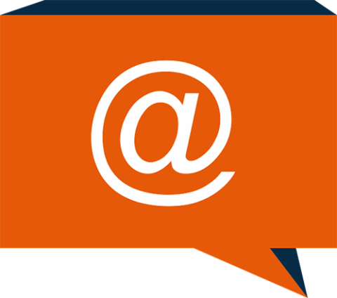 ícone de email com balão