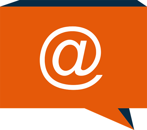 ícone de email com balão