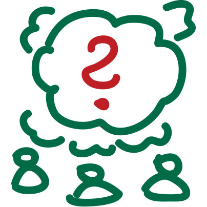 ponto-interrogacao-users Ponto de interrogação com utilizadores