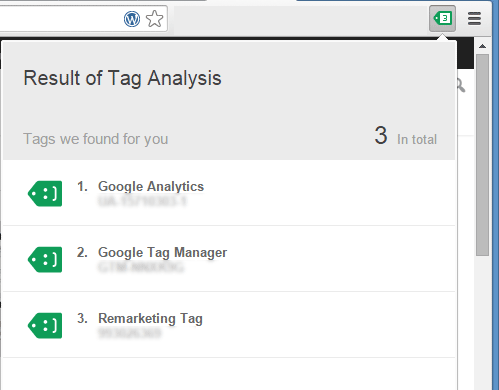 Tag assistant by Google