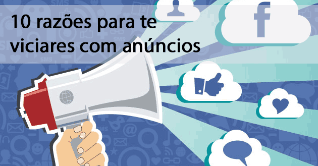 Megafone com ícones