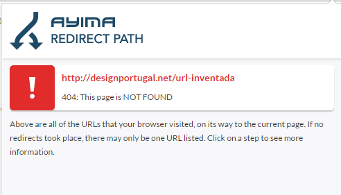 Redirect Path exemplo