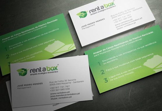 Cartão de contacto Rentabox