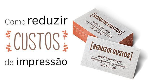Reduzir custos de impressão no marketing