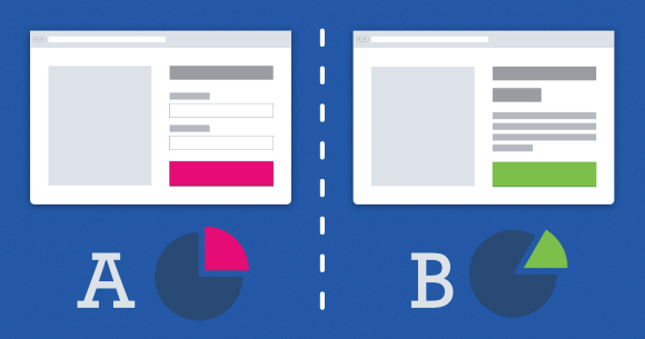 Landing page testes A/B