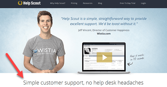 Homepage Helpscout