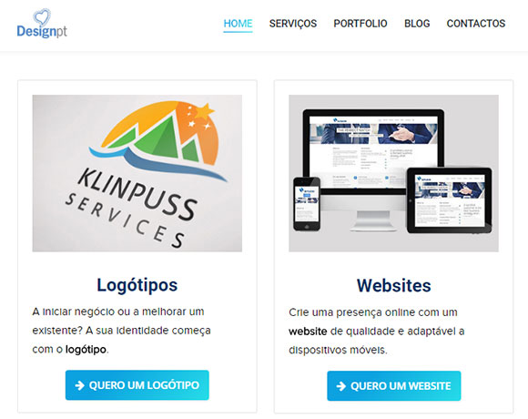 Homepage DesignPT